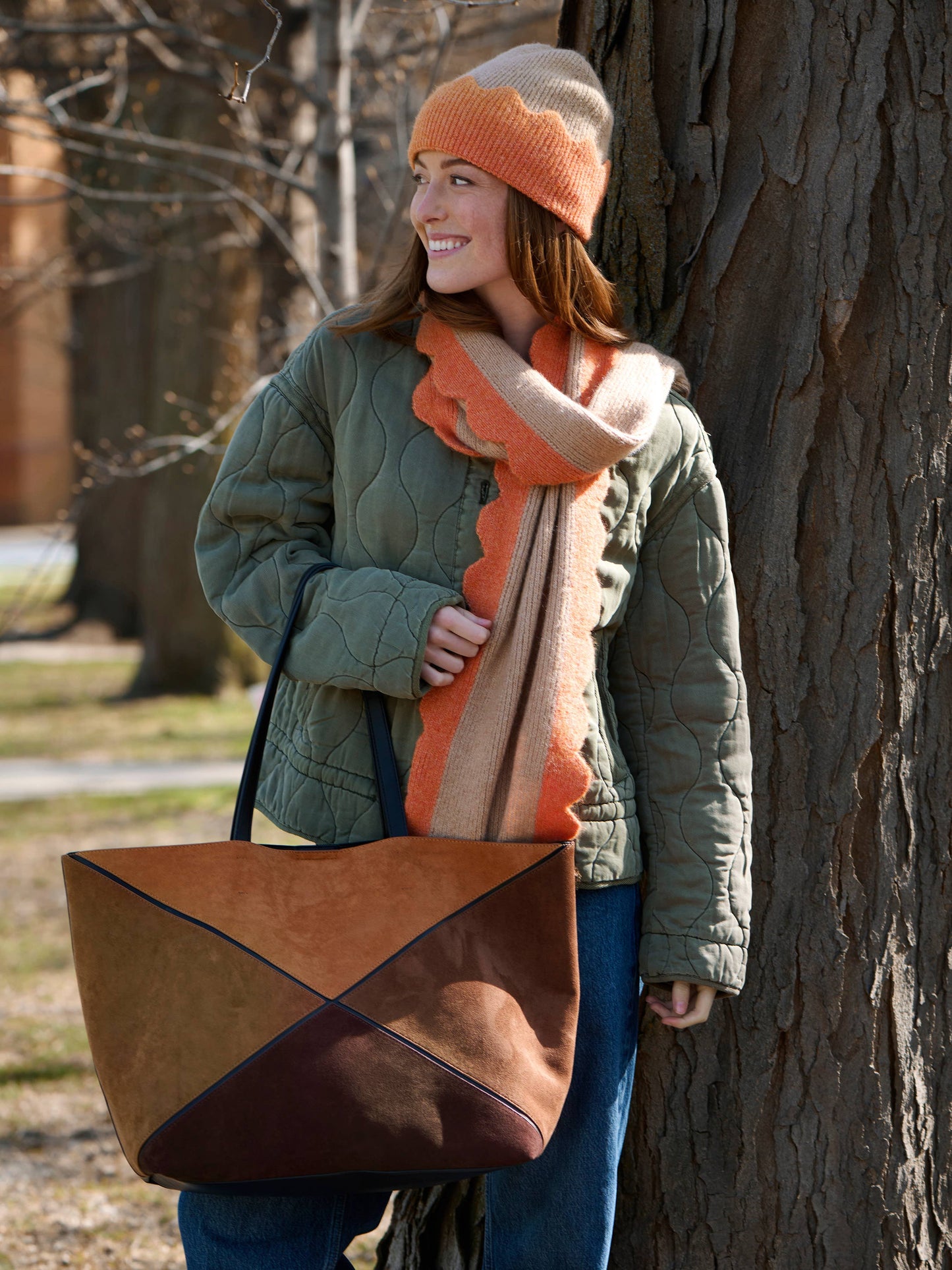 Romy Tote in Chocolate