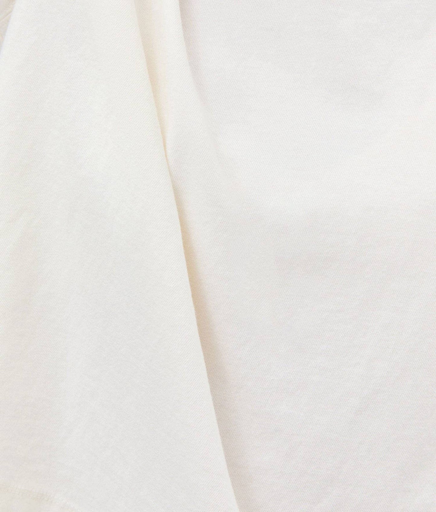 Relaxed Crop Tee - Bone