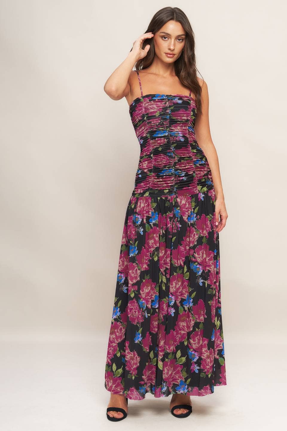 Night Garden Mesh Maxi