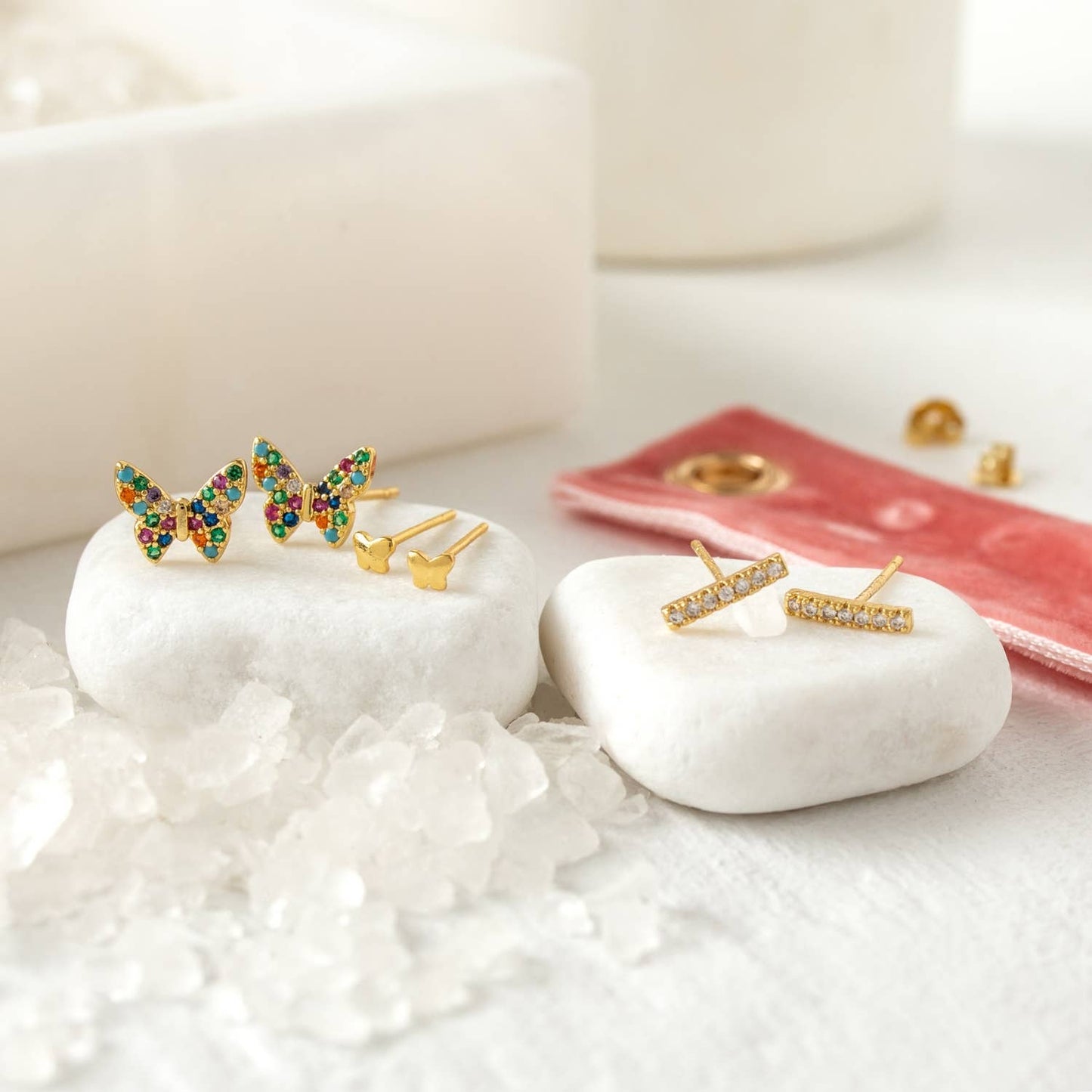 Butterfly Stud Gift Set