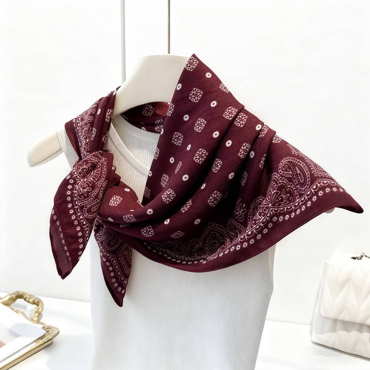 Paisley Bandana Scarf