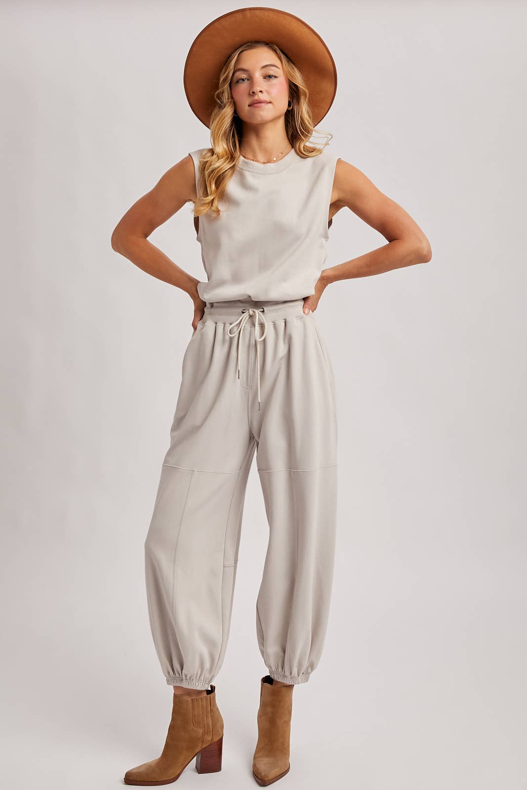 Ecru Travel Jumpsuit