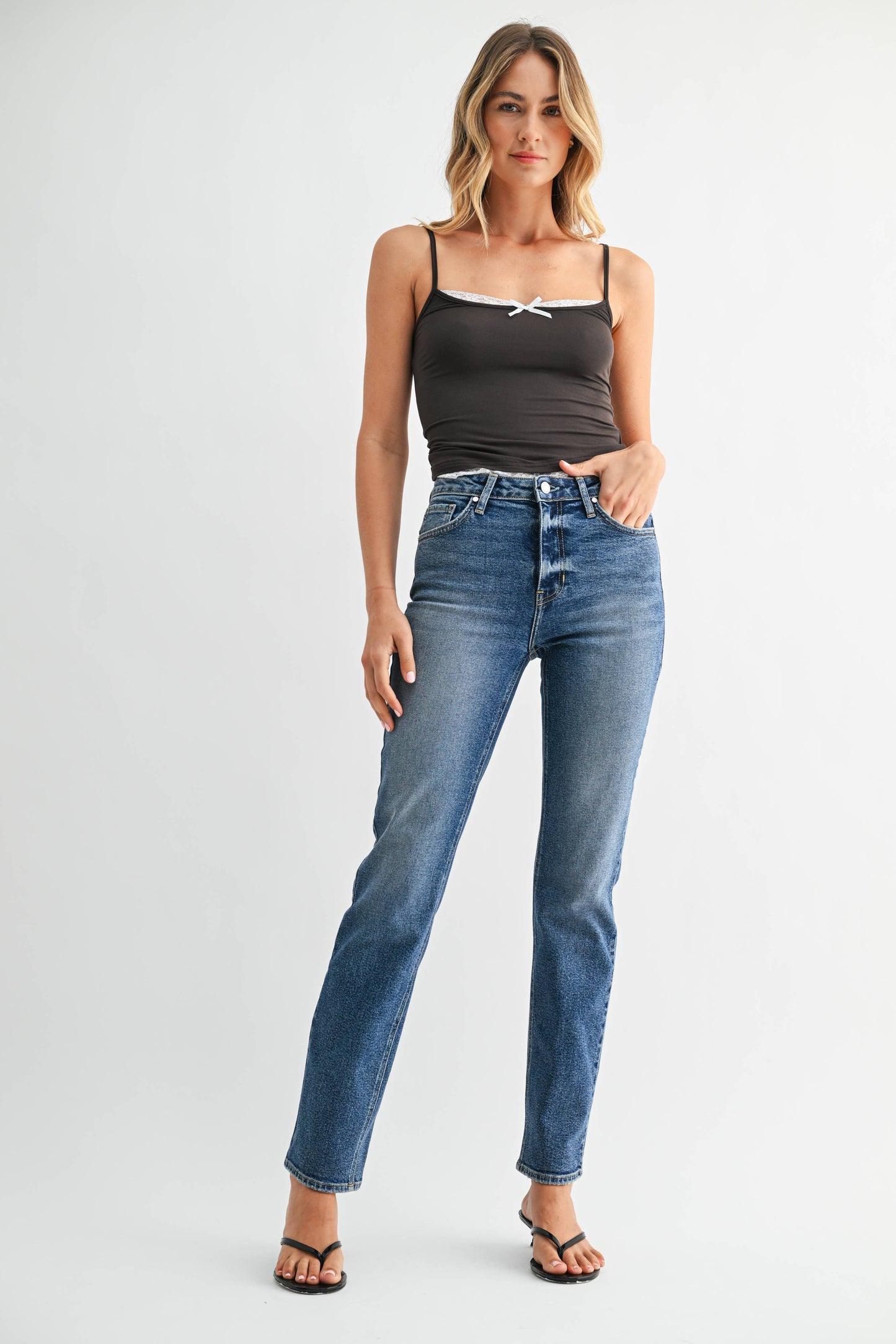 Stovepipe Straight Denim