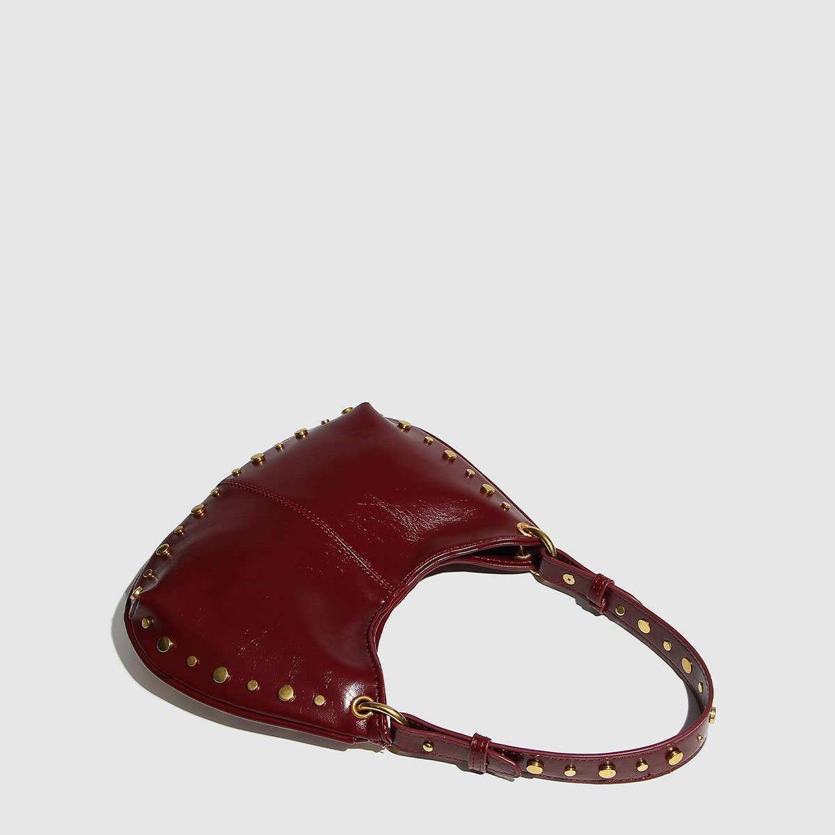 Studded Boston Handbag