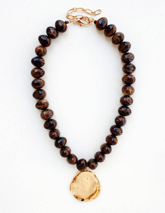 Hammered Coin Necklace