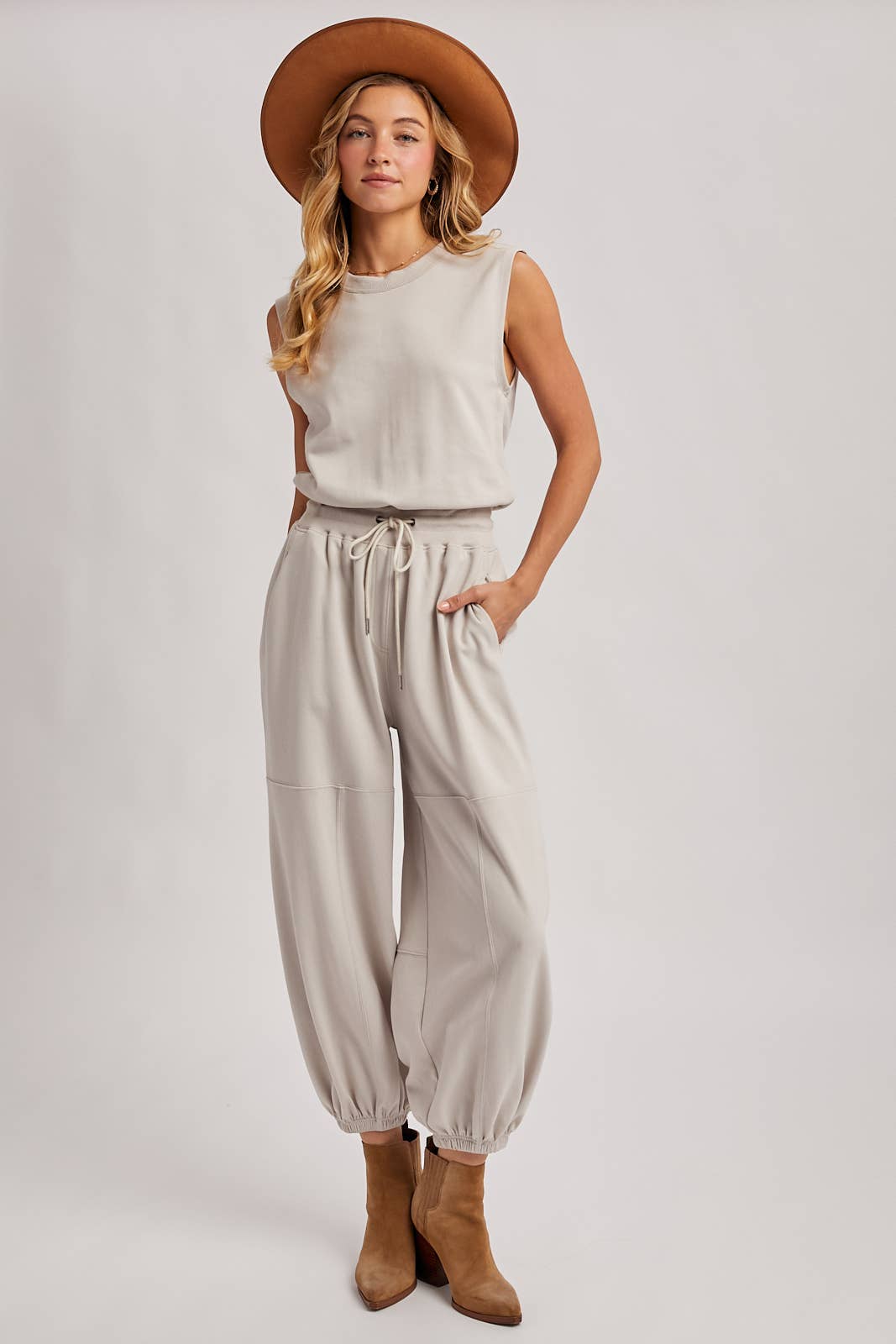 Ecru Travel Jumpsuit