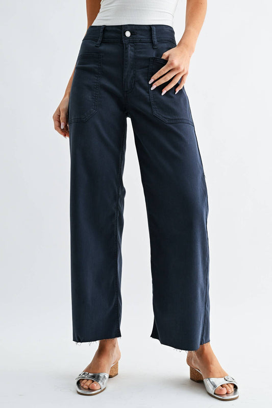 Twill Utility Wide Leg