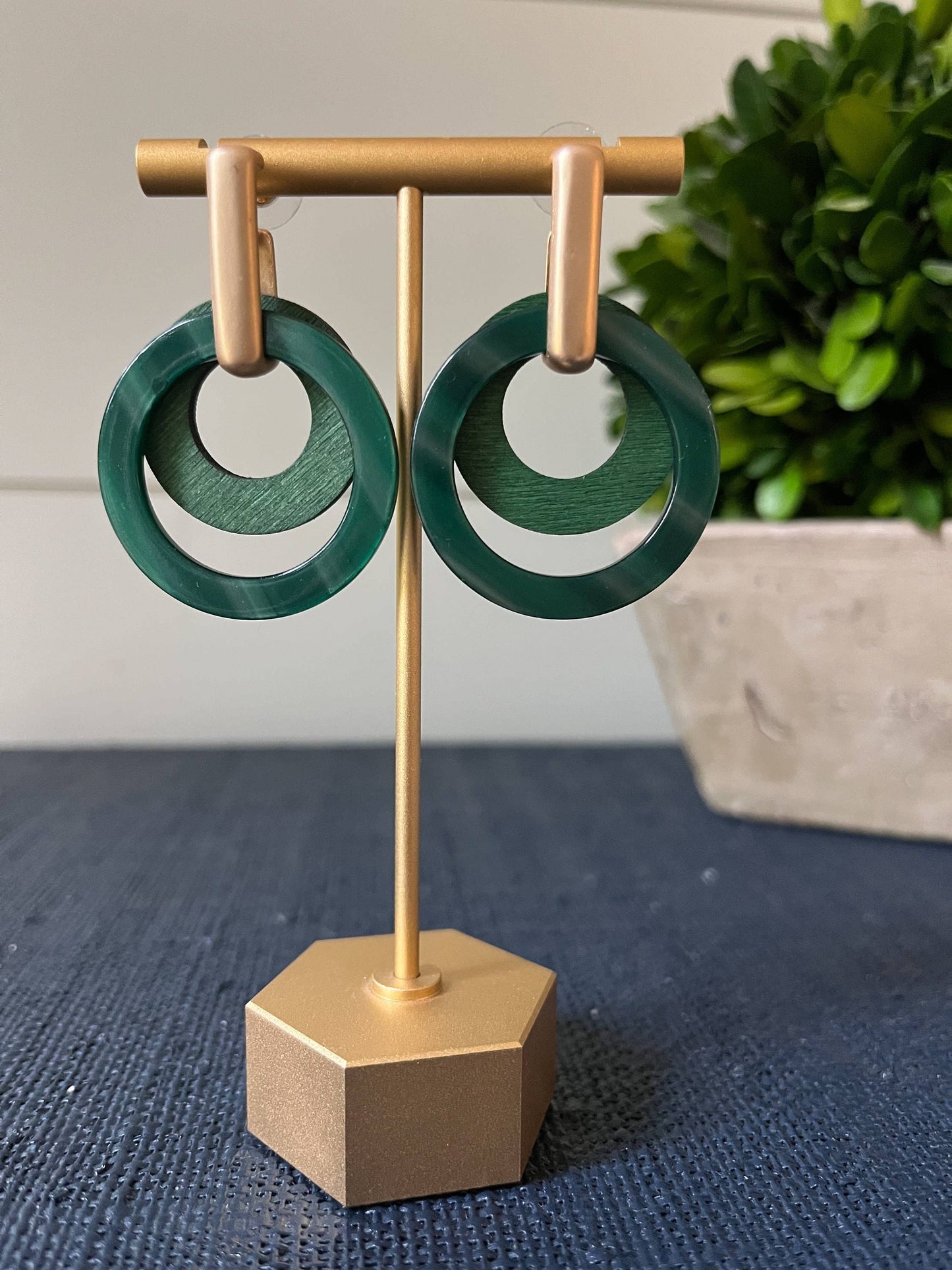 Layered Circle Earring - 4 Colors