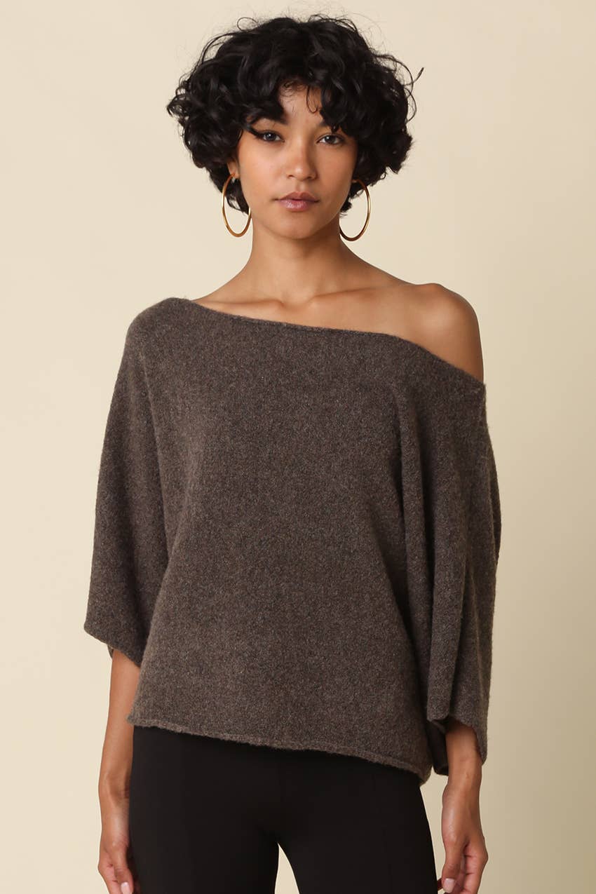 Gloria One Shoulder Knit Top