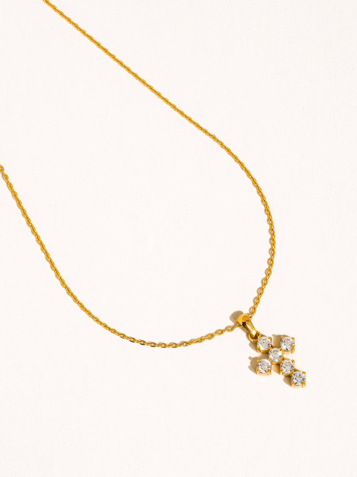 Raimon 18K Gold Cross Necklace