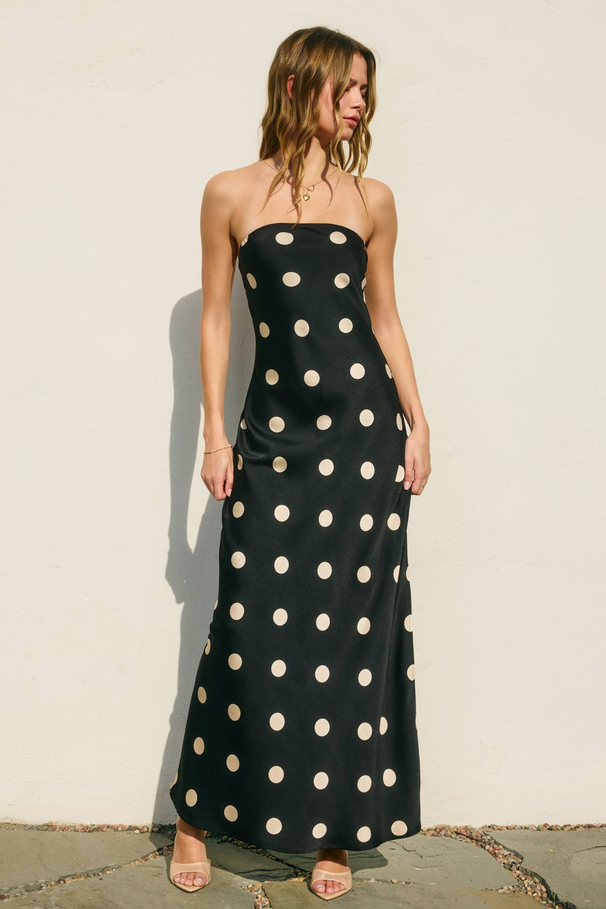 Gentle Whisper Strapless Maxi