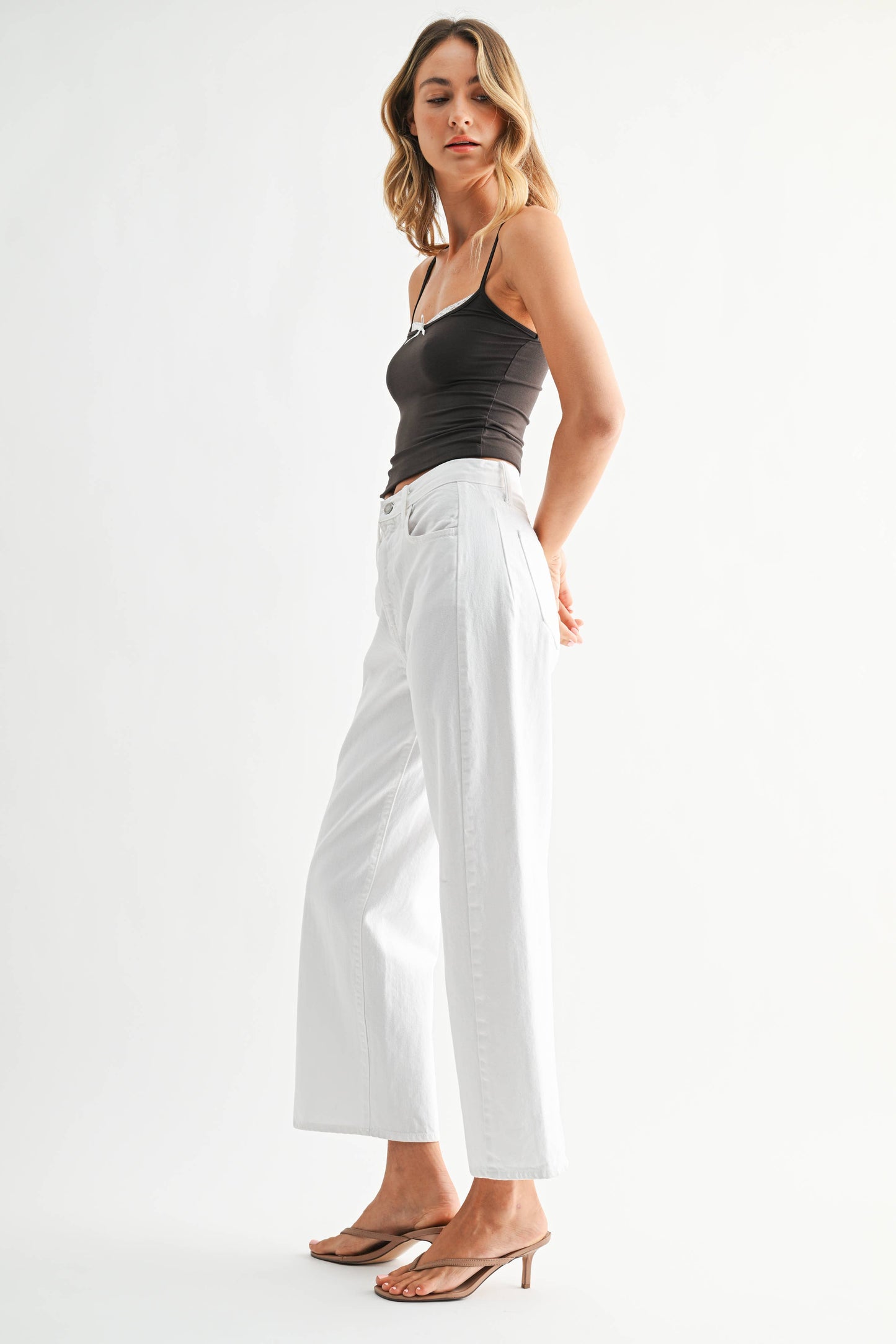 Twisted Optic Barrel Jean