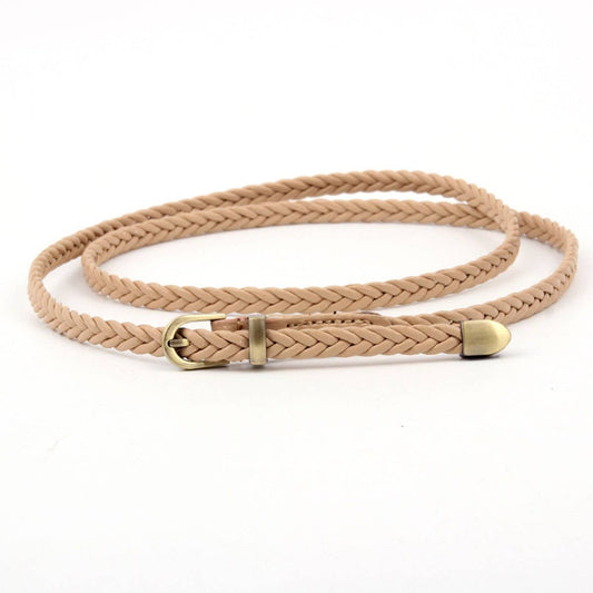 Thin Braid Belt- Mulitpple Colors