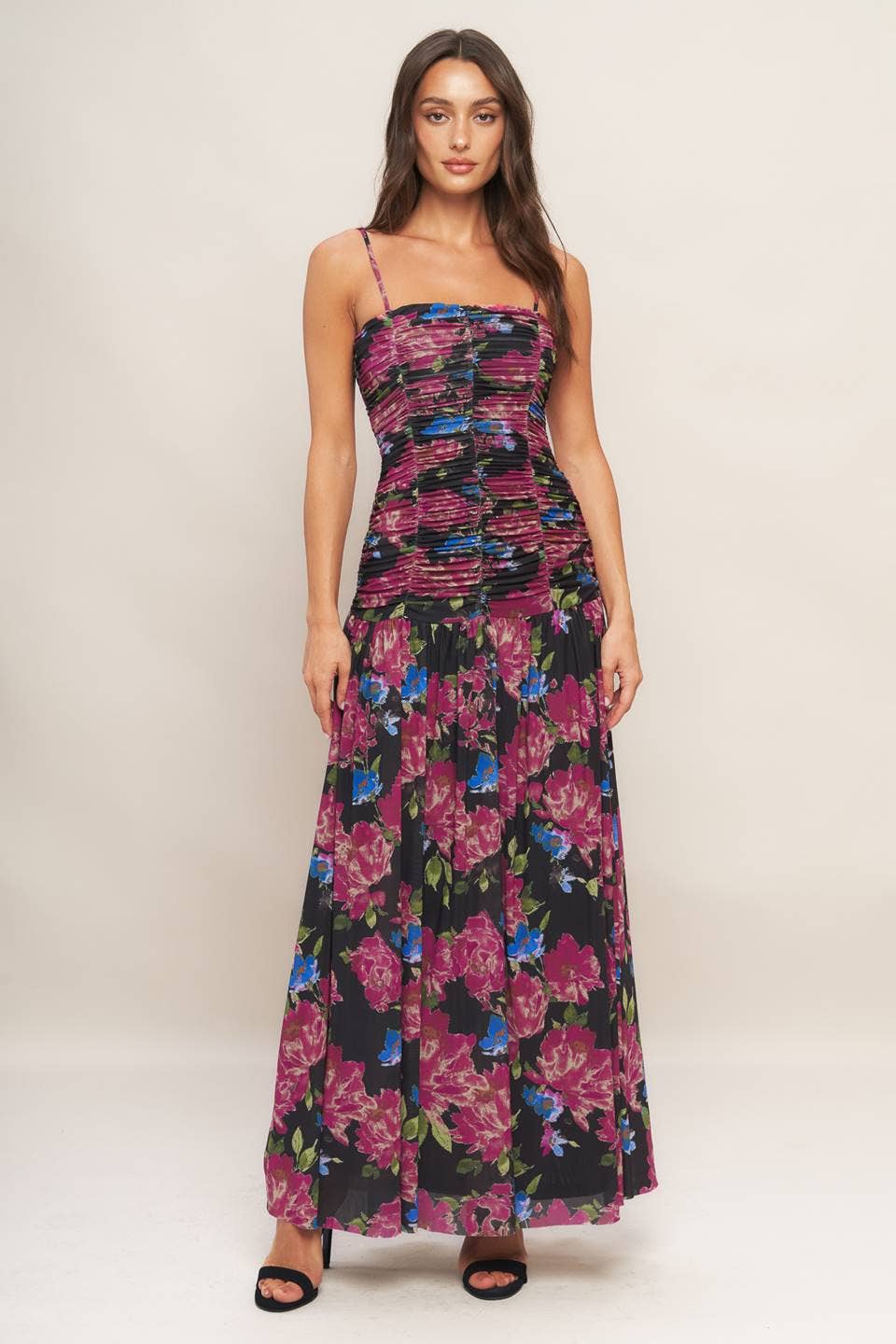 Night Garden Mesh Maxi