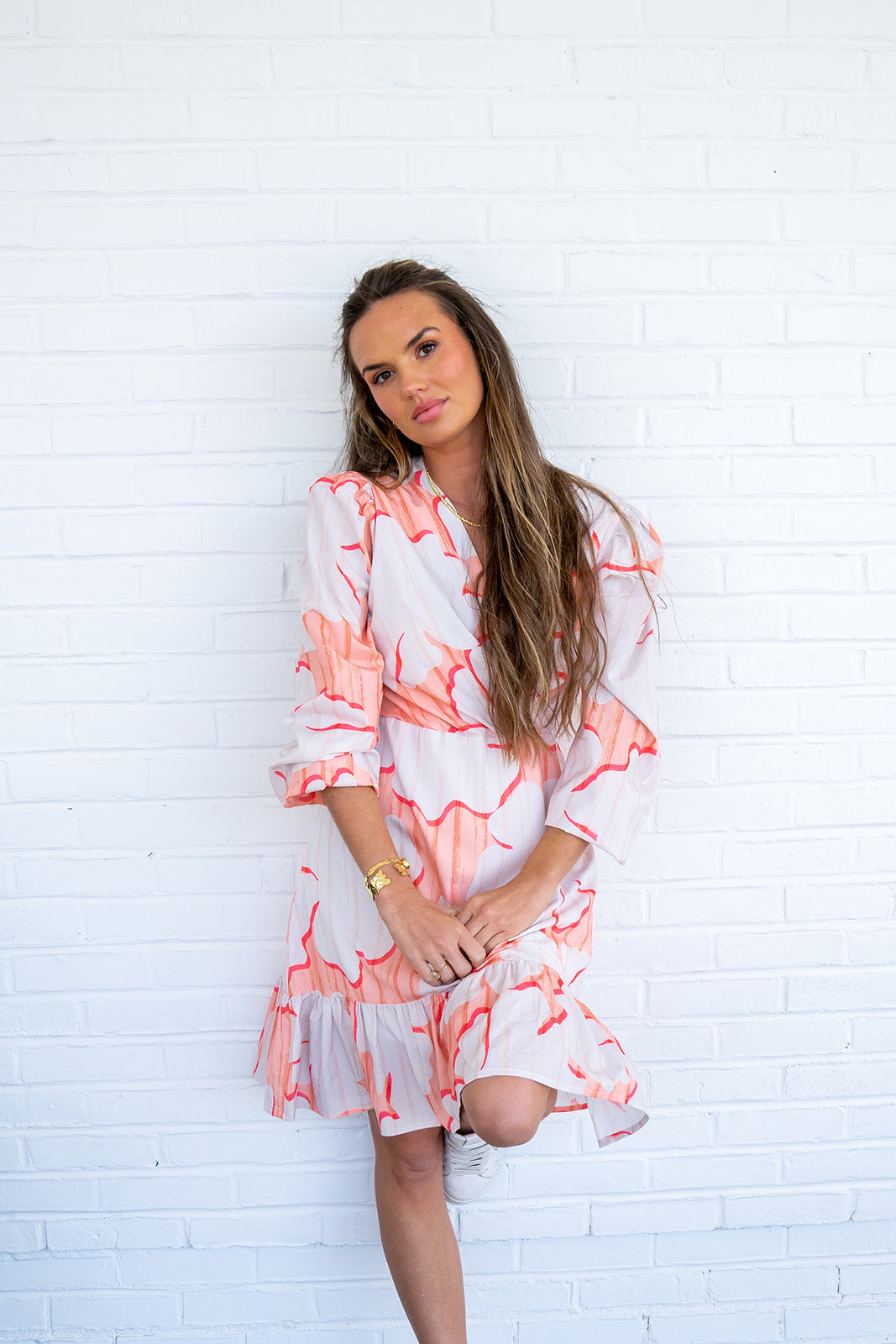 Banks Dress - Coral