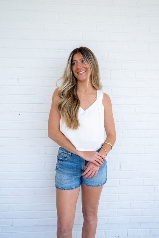 Island Hopper Tank - White