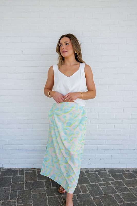 Lea Island Skirt - Aqua