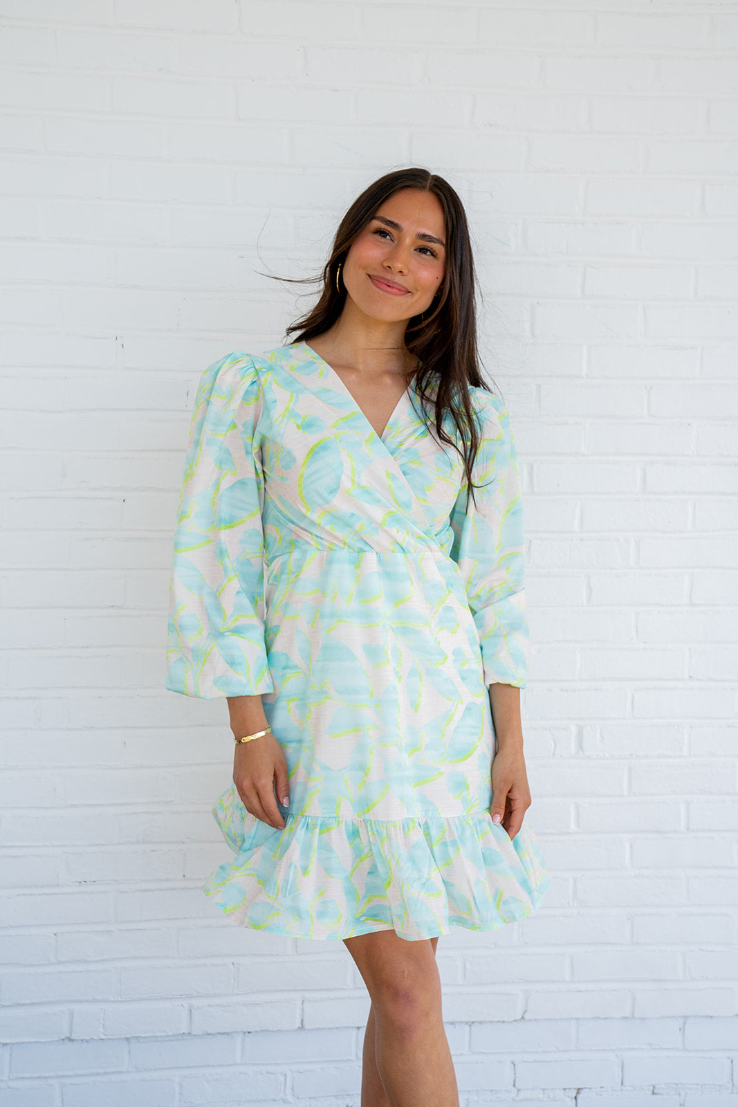 Banks Dress - Aqua