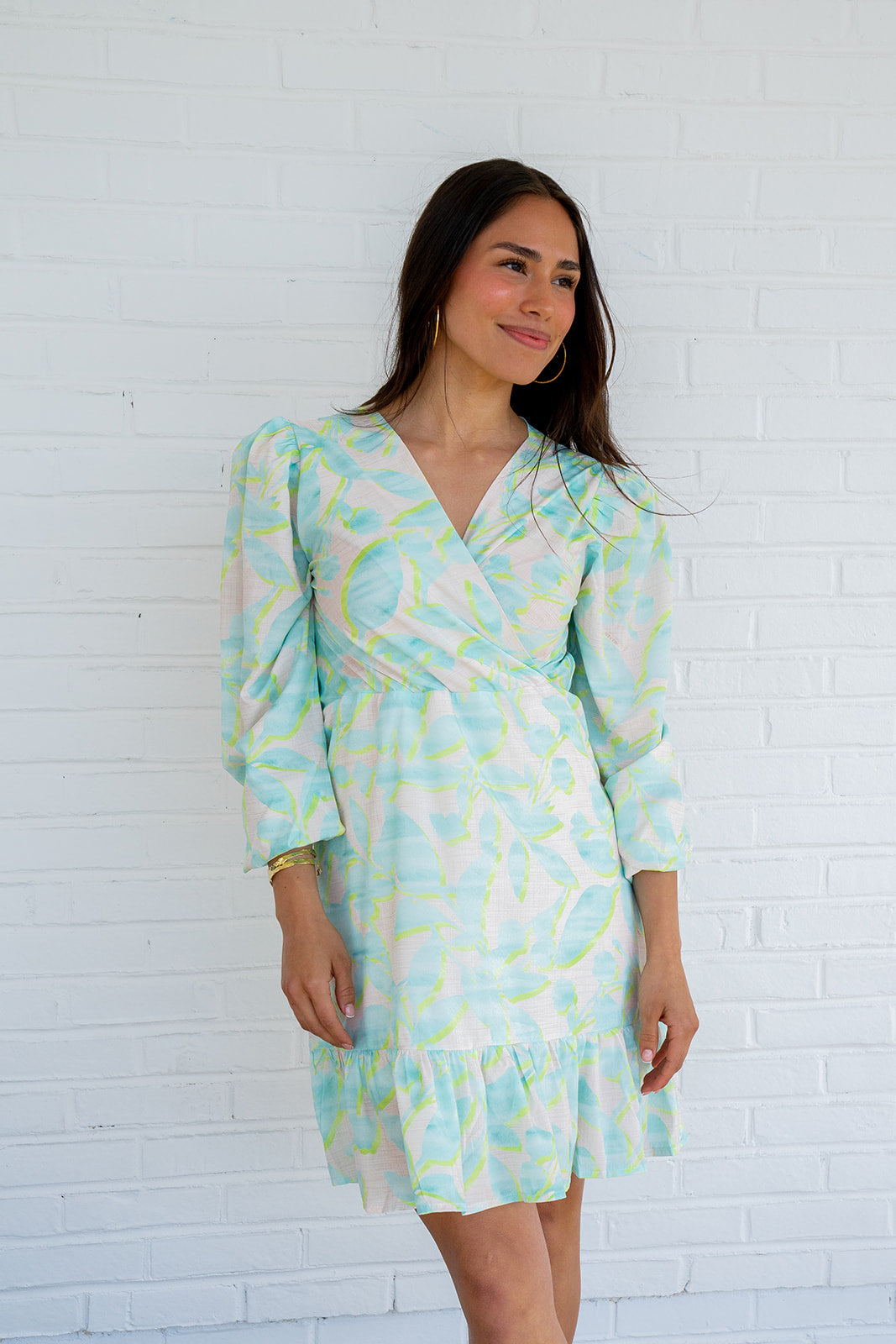 Banks Dress - Aqua