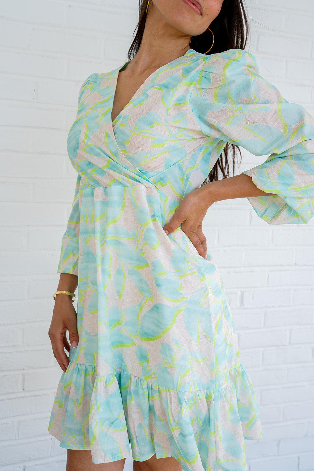 Banks Dress - Aqua