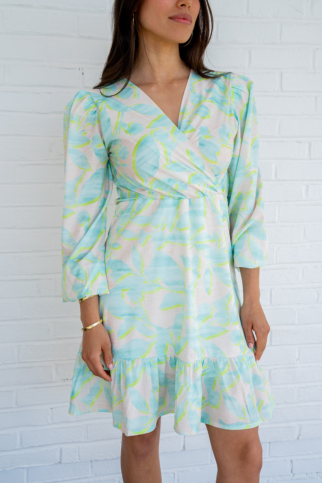 Banks Dress - Aqua