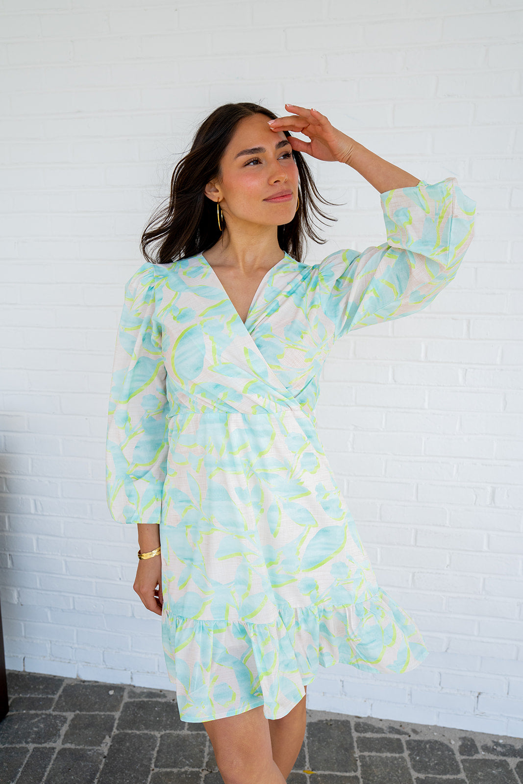 Banks Dress - Aqua