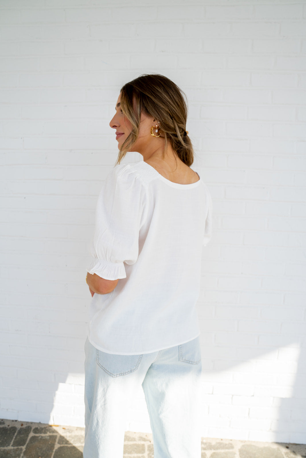 Homeport Top - White