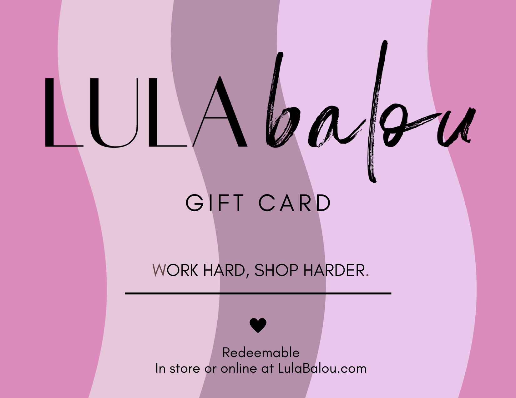 LULA BALOU GIFT CARD