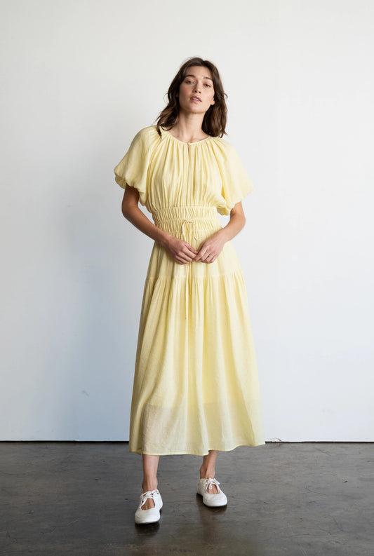 Butter Yellow Dress