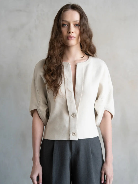 Double Button Cardigan