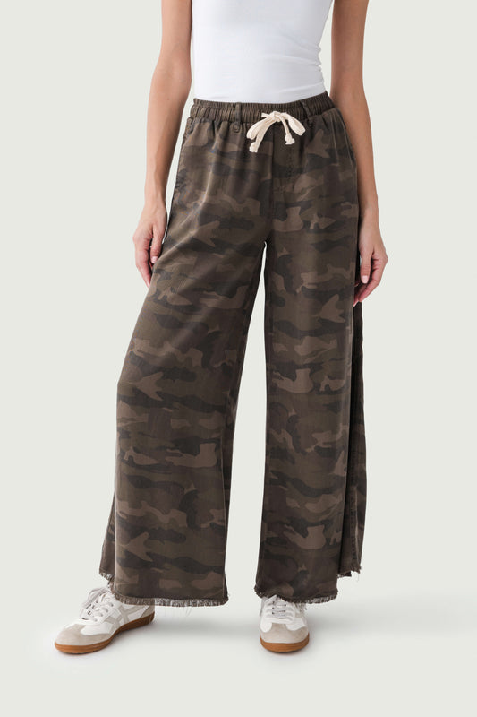 Camo Tencel Pant