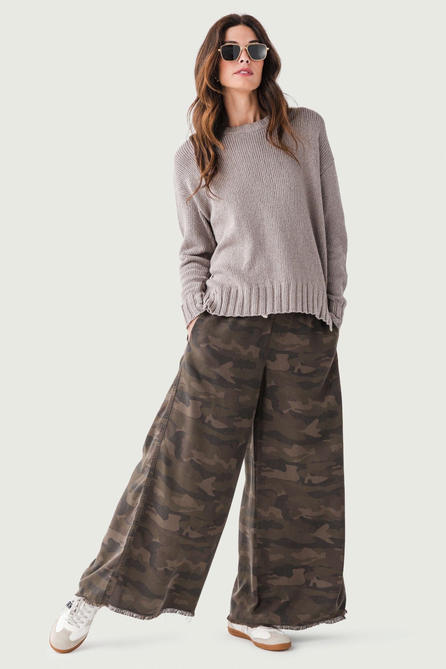 Camo Tencel Pant
