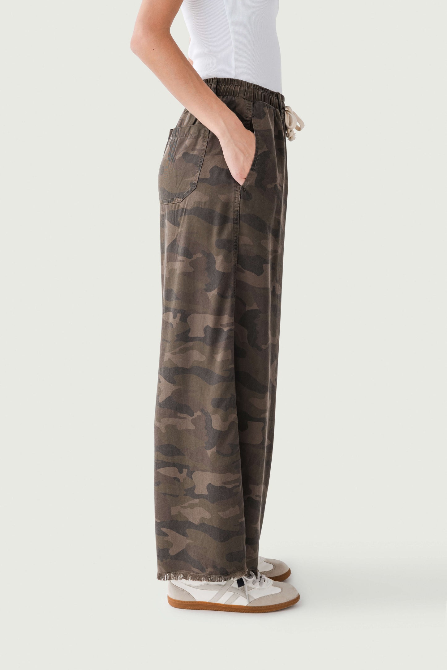 Camo Tencel Pant