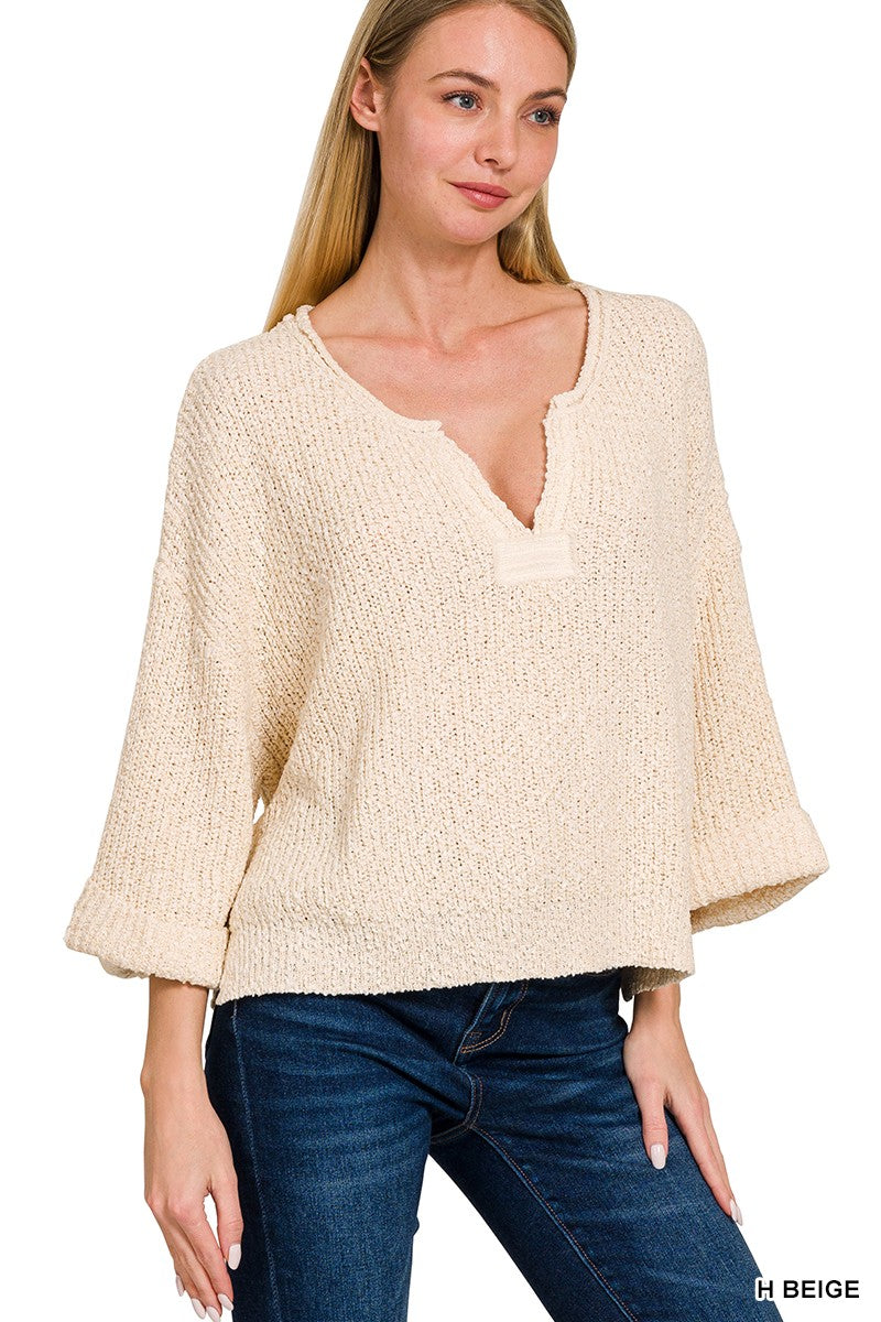 Patched Sweater 2 - 2 Colors