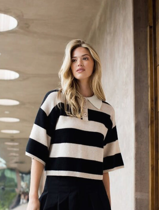 Harvard Polo Sweater