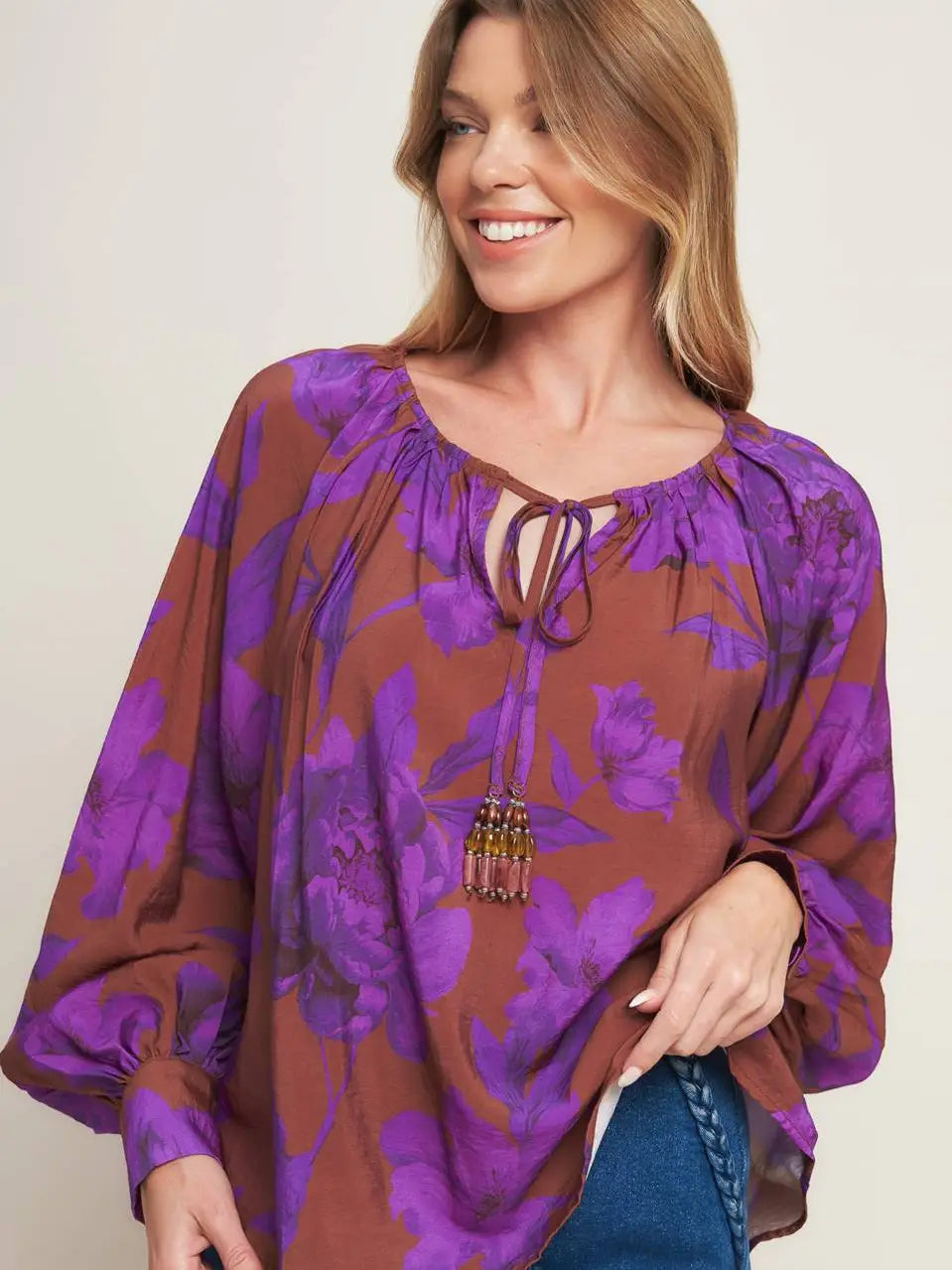 Purple Rust Blouse