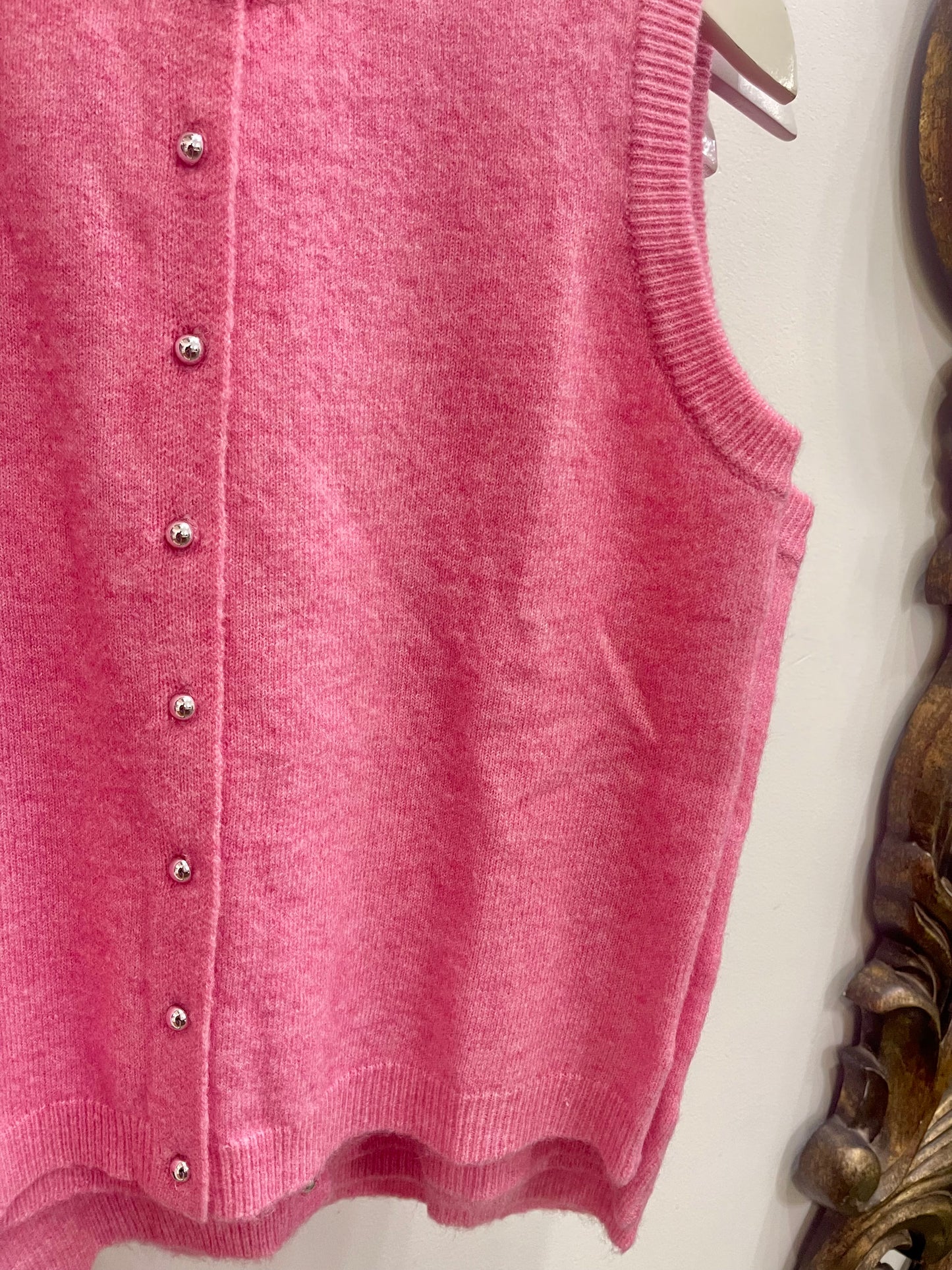 Melange Sweater Vest Top
