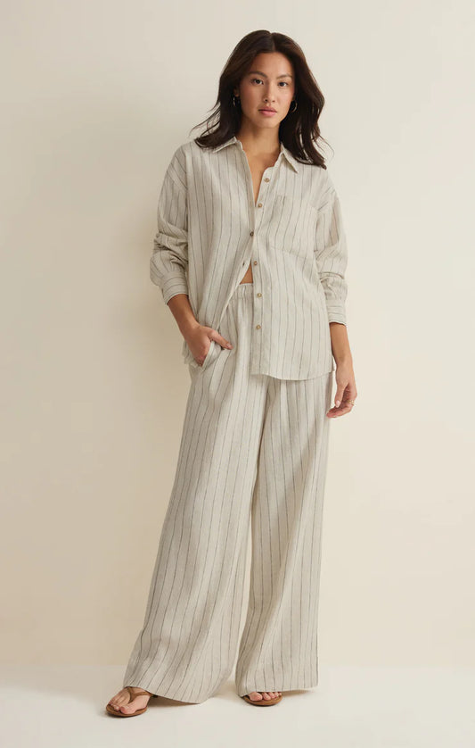 Henri Striped Wide Leg Pants