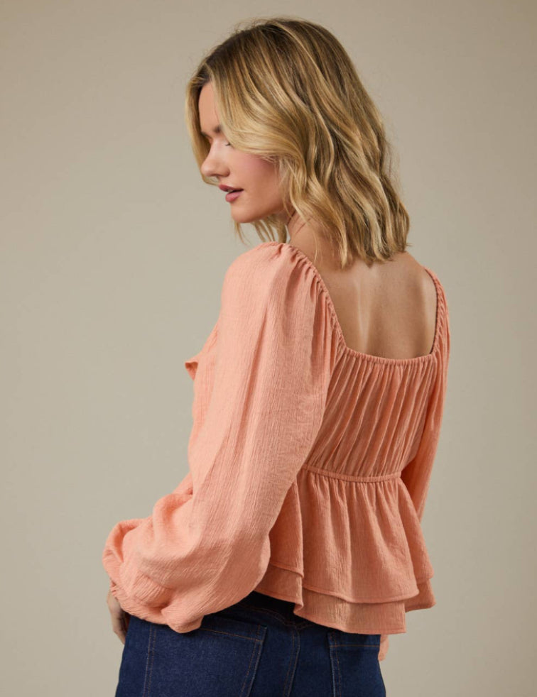 Apricot Blouse