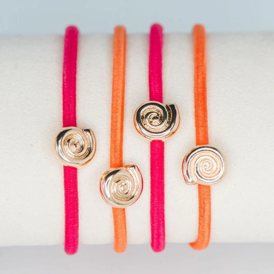 Conch Shell Hair Tie Set - 2 Colors