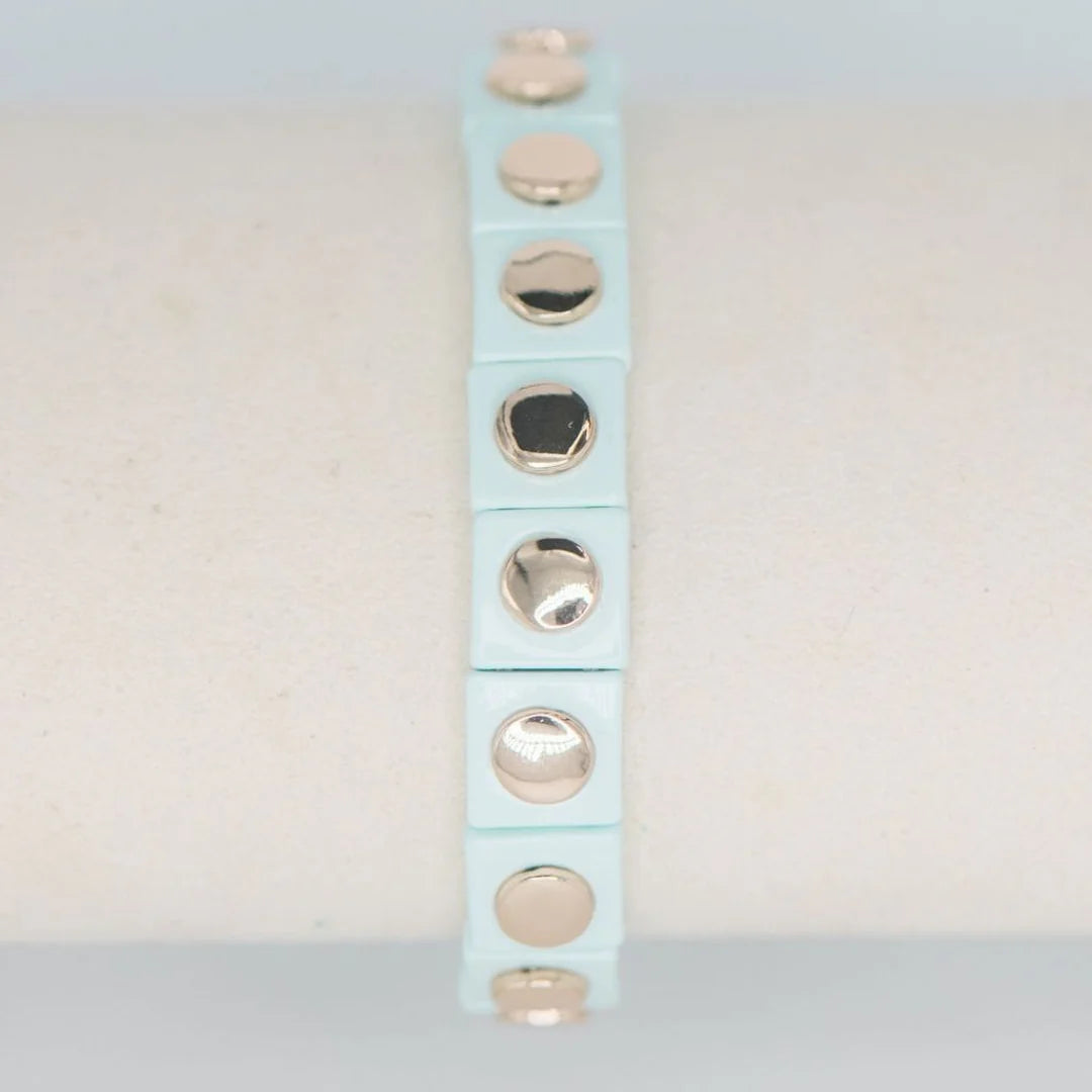 Geometric Stretch Bracelet - Multiple Colors