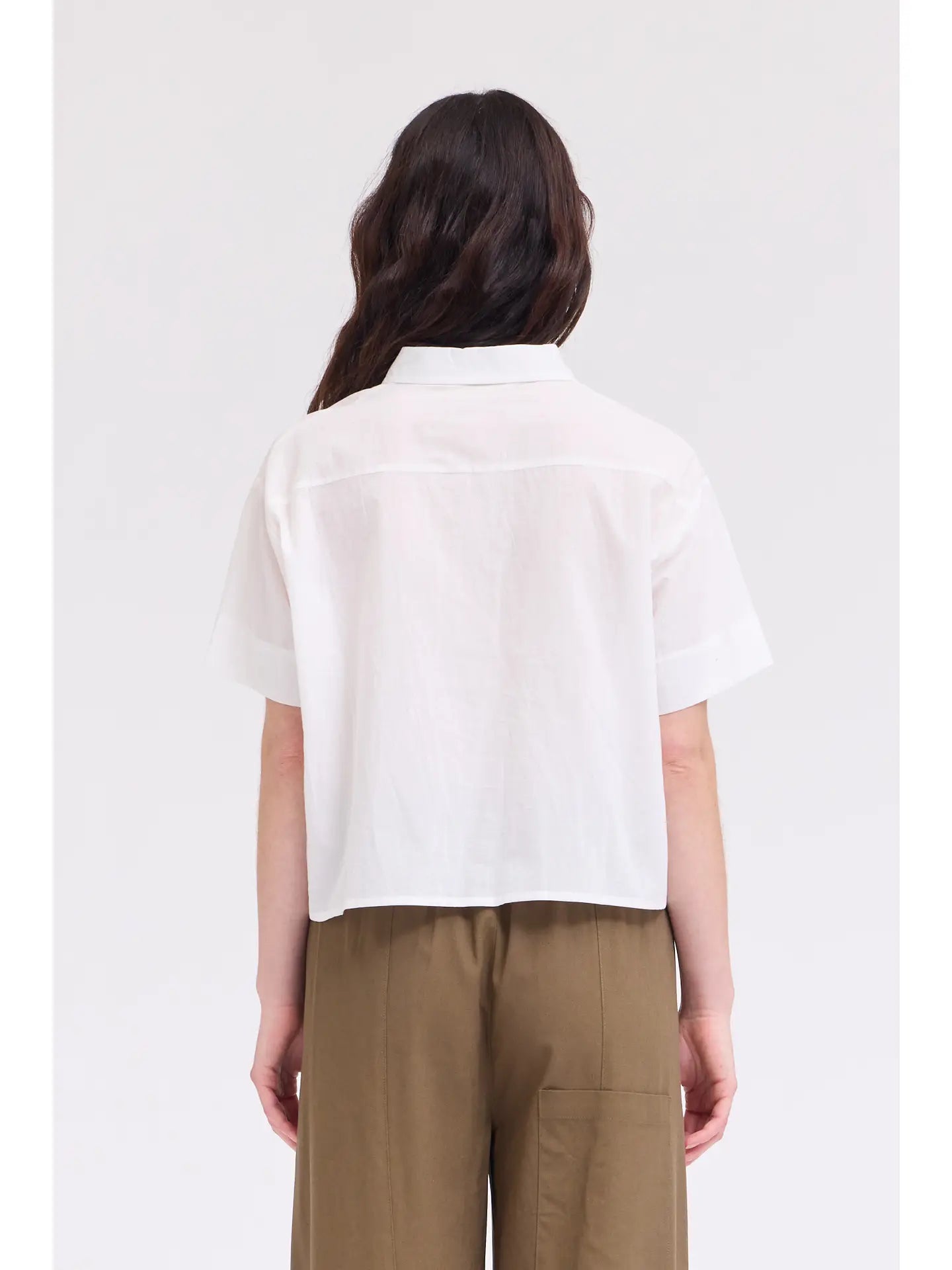 Cropped Classic Blouse