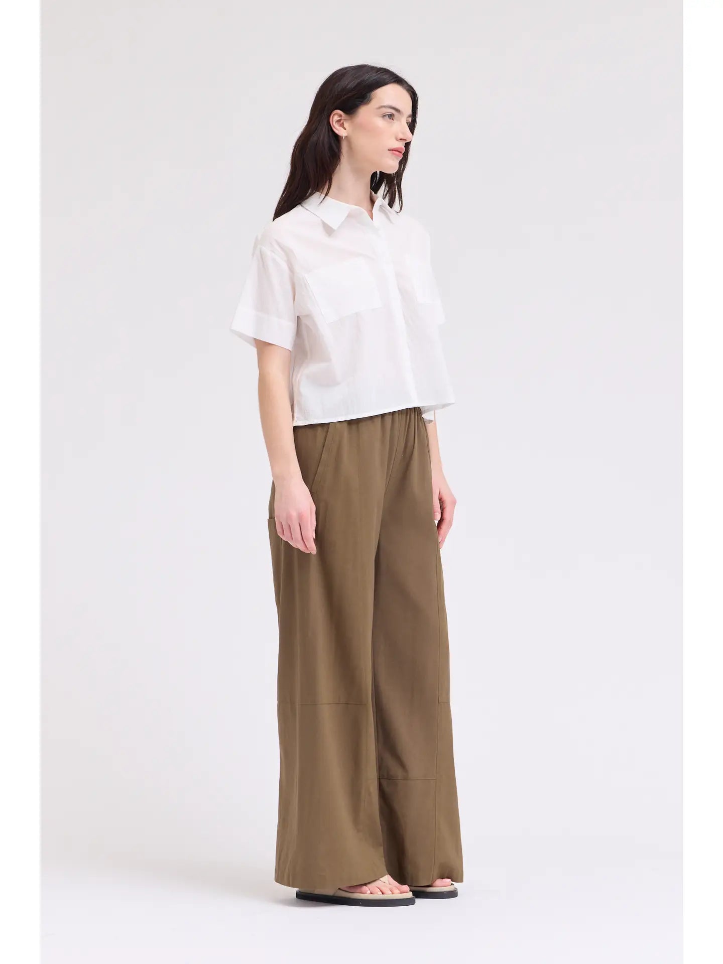 Cropped Classic Blouse