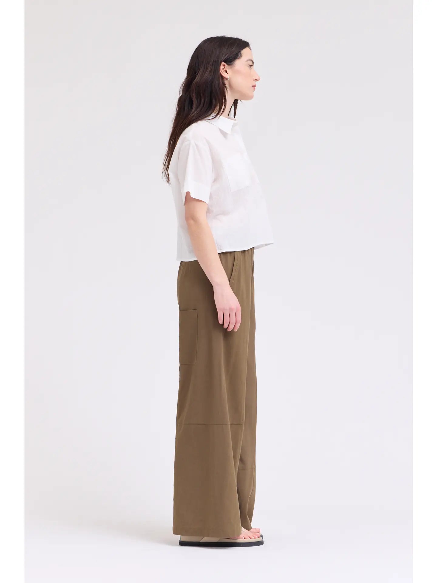 Cropped Classic Blouse
