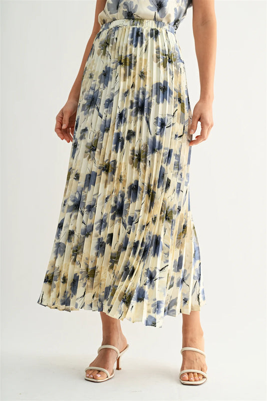Pleated Joan Skirt