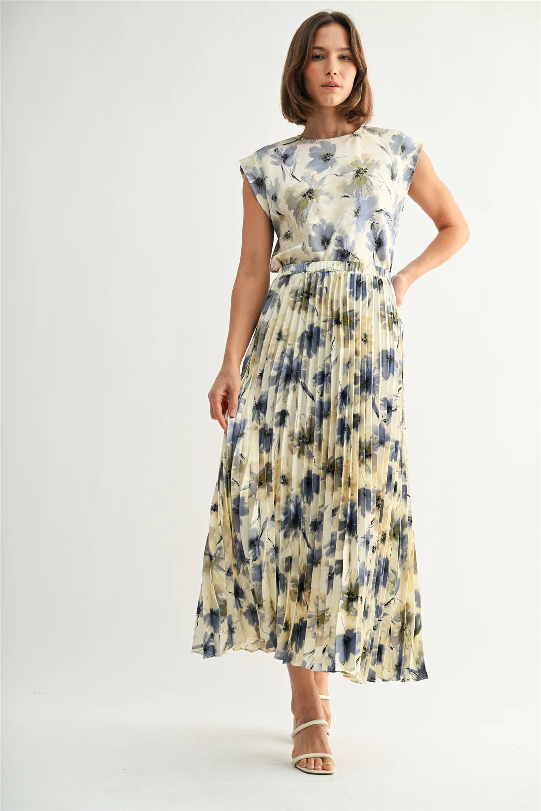 Pleated Joan Skirt