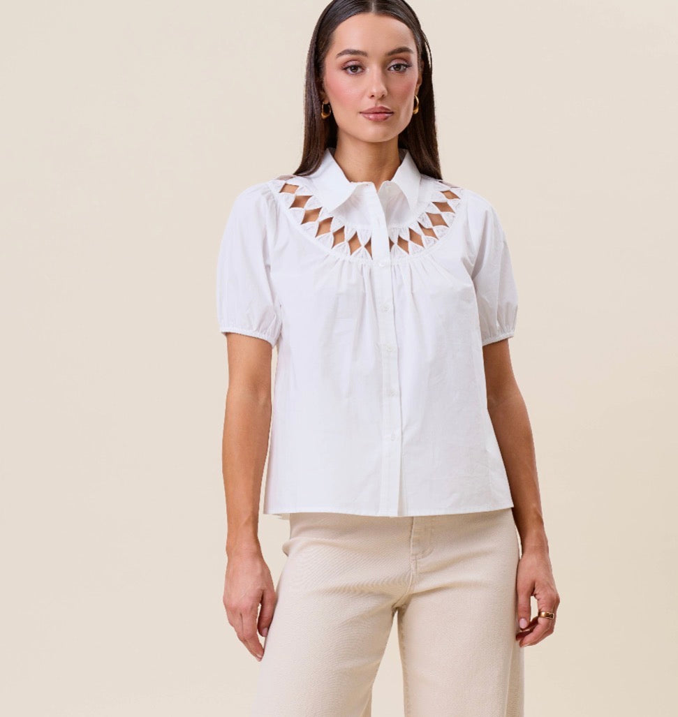 Cutwork Blouse