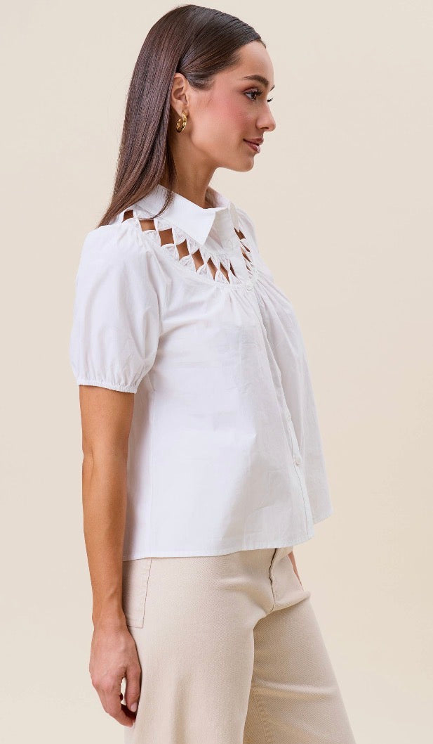 Cutwork Blouse