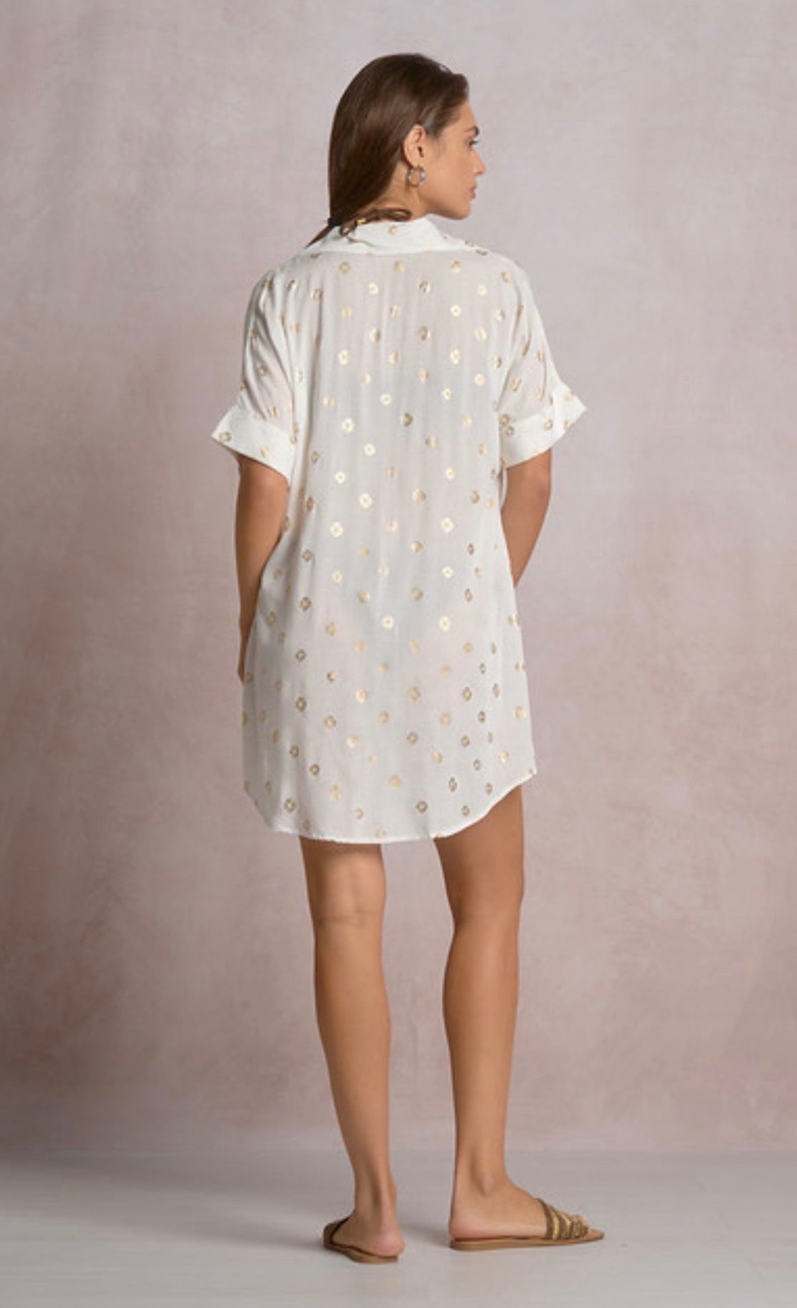 Golden Hour Button Front Dress
