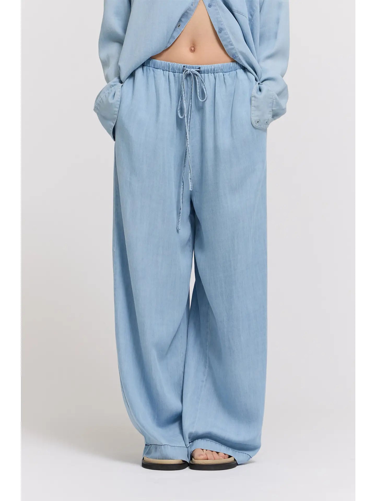 Tencel Drawstring Pant
